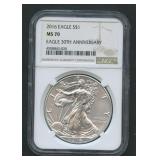 2016 ASE Silver Eagle NGC MS 70