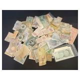 Large Bag of 150+ Mixed Foreign Currency