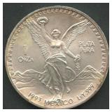 1993 Mexico Libertad .999 Silver 1 ozt