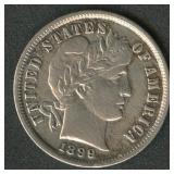 1899 Liberty Head Barber Dime