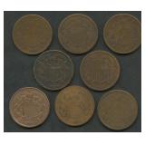8- 1865 and 1866 Two-Cent Pieces