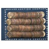 3- Rolls Mixed Lincoln Head Wheat Cents