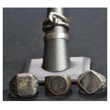 5- Mixed Rings Size 6-9, .925 Silver 1.06 ozt TW