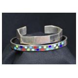 2- Mixed Bracelets .925 Silved 1.75 ozt TW
