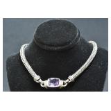 Effy Necklace .925 Silver 1.63 ozt TW