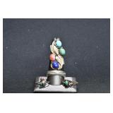 4- Mixed Rings Size 5.5-11, .925 Silver .60 ozt