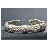 Judith Ripka Bracelet .925 Silver 1.54 ozt  TW