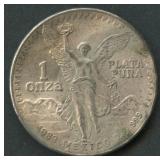 1983 Mexico Libertad .999 Silver 1 ozt