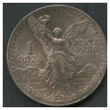 1983 Mexico Libertad .999 Silver 1 ozt