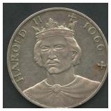 UK Harold II .925 Silver Proof Token 1.31 ozt TW