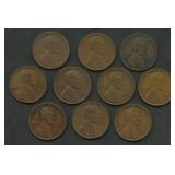 10- 1924-D Lincoln Head Cents