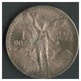 1983 Mexico Libertad .999 Silver 1 ozt