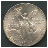 1983 Mexico Libertad .999 Silver 1 ozt