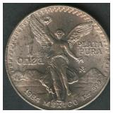 1984 Mexico Libertad .999 Silver 1 ozt