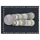 (2.22 ozt TW) 30- Mixed Foreign .925 Silver Coins