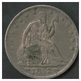 1853 Arrows Seated Liberty Half Dollar