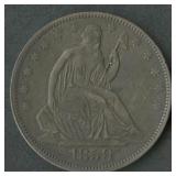 1858 Seated Liberty Half Dollar