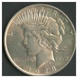 1923 Peace Silver Dollar