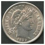 1899 Liberty Head Barber Dime AU/BU