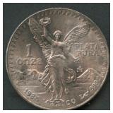 1984 Mexico Libertad .999 Silver 1 ozt