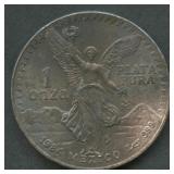 1984 Mexico Libertad .999 Silver 1 ozt