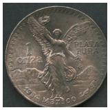 1984 Mexico Libertad .999 Silver 1 ozt