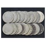 20- Mixed 1890 and 1891 Liberty Head V Nickels