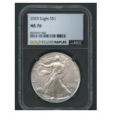 2025 ASE Silver Eagle NGC MS 70