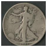 1921 Walking Liberty Half Dollar