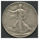 1938-D Walking Liberty Half Dollar