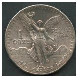 1983 Mexico Libertad .999 Silver 1 ozt