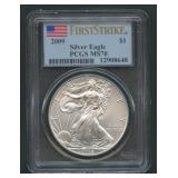 2009 ASE Silver Eagle PCGS MS 70