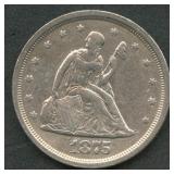 1875-S Twenty-Cent Piece