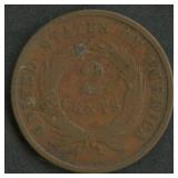 1869 Two Cent Piece