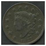 1827 Coronet Head Large Cents