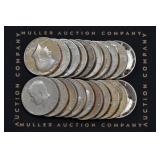 Roll of Mixed Clad Proof Kennedy Half Dollars