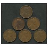 6- 1924-D Lincoln Head Cents