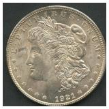 1921 Morgan Silver Dollar