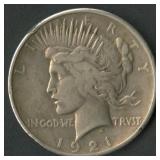 1921 Peace Silver Dollar