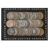 Roll of Mixed 1800's Indian Head Cents