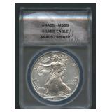 2011 ASE Silver Eagle ANACS MS 69