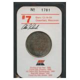 NASCAR Race Medallion .999 Silver 1 ozt on Card