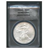 2013-S ASE Silver Eagle ANACS MS 69