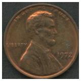 1972 Double Die Lincoln Memorial Cent