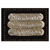 Roll of 1960-D Silver Roosevelt Dimes AU/BU