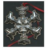 Gorham Sterling Christmas Ornament 1977