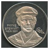 PGA Tour World Golf HOF .999 Silver Medal 1 ozt