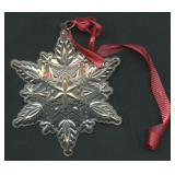 Gorham Sterling Christmas Ornament 1999