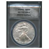 2019 ASE Silver Eagle ANACS MS 69