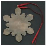 Gorham Sterling Christmas Ornament 2001